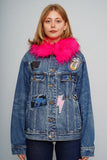 Jacket denim azul American Eagle Talla Xl Image 0