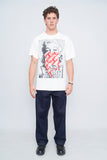 Polera Blanco Popular Poison  Talla L Image 3