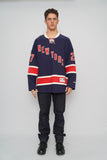 Polera Azul  Nhl Reebok Talla L Image 3