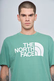 Polera casual  verde north face talla L 302