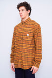 Camisa escocesa amarilla Carhartt Talla M Image 1