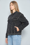 Chaqueta denim  negro lovemade talla Xl 890