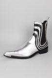 Bota/Botin plateado y negro PACO RABANNE X H&M Talla 45 Image 1
