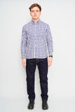 Camisa cuadrille azul Brooks Brothers Talla S Image 3
