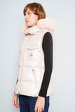 Parka rosa pálido Moncler Talla TU Image 1