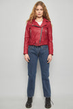 Chaqueta casual  rojo zara talla M 139