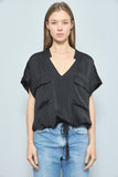 Blusa Negro Bcbg Maxazria Talla M