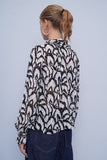 Blusa bicolor n/b The Kooples Talla TU Image 2