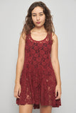 Vestido casual  rojo free people talla Xs 560