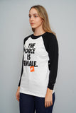 Polera bicolor n/b Nike Talla M Image 1