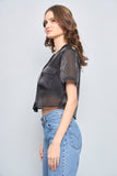 Blusa casual  negro le lis talla Xs 737