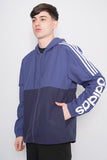 Cortaviento Azul Adidas Talla L Image 1