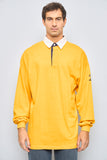 Polera casual  amarillo musto talla L 130