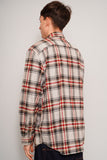 Camisa escocesa gris/rojo Carhartt Talla L Image 2