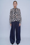 Blusa bicolor n/b The Kooples Talla TU Image 3