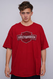 Polera Burdeo harley davidson Talla TU Image 0