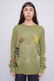 Polera Verde Ed Hardy Talla M