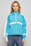 Cortaviento casual  azul  adidas talla M 594