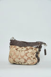 Cartera casual  café coach talla M 773