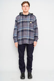 Jacket escocesa azul Carhartt Talla M Image 3