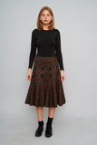 Falda Café cue Talla S Image 3