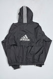 Cortaviento casual  negro  adidas talla L 619