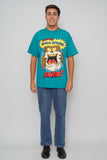 Polera turquesa Zubaz Talla L Image 3