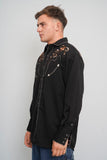 Camisa Negro classic western Talla M Image 1