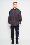 Camisa escocesa verde/azul ralph lauren Talla M Image 3