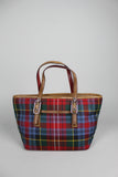 Cartera/Mochila tartan Coach Talla TU