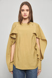 Blusa casual  beige cos talla Xs 236