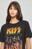 Polera casual  negro kiss talla L 650