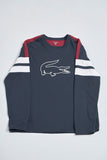 Polera casual  azul lacoste talla L 464