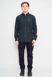 Camisa escocesa verde/azul Lacoste Talla M Image 3
