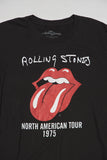 Polera casual  negro the rolling stone talla M 328