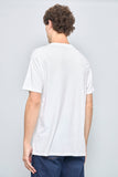 Polera casual  blanco halloween talla L 735