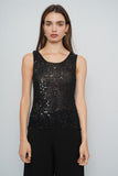 Top Negro carol anderson collection Talla M