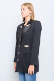 Blazer Negro Solini Talla TU Image 1