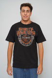 Polera Negro harley davidson Talla L Image 0