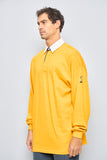 Polera casual  amarillo musto talla L 130