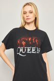 Polera casual  negro queen talla M 093