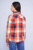 Camisa escocesa naranjo Levi´S Talla M Image 2