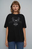 Polera Negro harley davidson Talla L