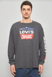 Polera casual  gris levis talla Xxl 933