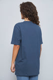 Polera casual  azul boss talla M 615