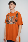 Polera Naranjo Hanes Heavyweight Talla Xxl Image 1