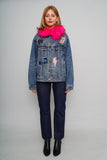 Jacket denim azul American Eagle Talla Xl Image 3