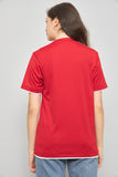 Polera casual  rojo  adidas talla S 163