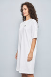 Vestido casual  blanco  adidas talla M 709