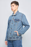 Chaqueta denim  azul levis talla L 966